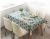 Cross-Border E-Commerce Disposable Nordic Coffee Table Dining Table Cushion Mahjong Machine Household Square Tablecloth Solid Color Plaid Tablecloth Meal