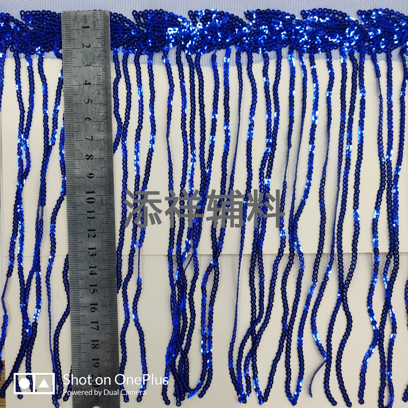 服装辅料三厘片亮片刺绣流苏刺绣线带.