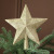 Amazon New Christmas Decorations Plastic Gold Powder Five-Pointed Star Christmas Tree Decoration Pendant Tree Top XINGX