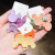New Children's Close Friends Cans Cartoon Five-Star Flower Hairband Cute Rainbow Candy Seamless Rubber Band Baby Hair Ties