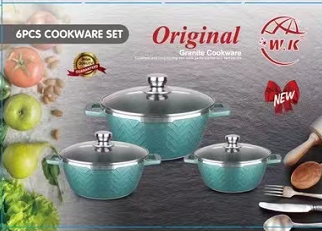 6-Piece Set an Aluminum Pot Non-Stick Pot Soup Pot Pot Set