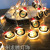 New Christmas LED Lighting Chain Santa Snowman Shape Holiday Light Plastic Painted Accessories Colored Lights