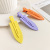 Klein Blue Seamless Barrettes Colorful Internet Popular 2021 New Bangs Single Line Clip Duckbill Clip Side Hairpin