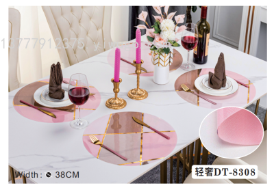 Light Luxury Advanced Tea Table Cloth Placemat Waterproof and Oil-Proof Disposable Anti-Scald PVC Dining Table Cushion