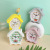 New Arrival Candy Color Creative Cottage Alarm Clock Children Bedroom Bedside Clock Student Gift Wholesale