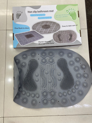 Bathroom Non-Slip Mat Bath Shower with Suction Cup Massage Foot Mat Toilet Toilet Waterproof Mat