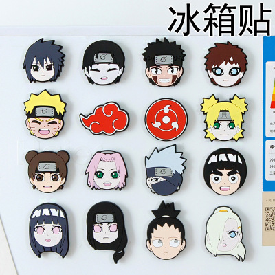 Anime Silicone Pattern Refridgerator Magnets PVC Soft Adhesive Magnetic Sticker Magnet Sticker Soft Magnetic Stickers Notes Left Fixed Soft Magnetic Stickers