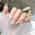 Internet Celebrity Three-Dimensional Butterfly Nail Ornament Handmade Japanese Style Fairy Fingertip Spring Resin Simulation 3D Big Wings Kallima Inachus