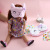 New Cartoon Girls' Shading Eye Mask Children's Plush Cute Bow Tie Cat Sleep Lunch Break Eye Mask