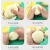 Hot Selling Stall Night Market Simulated Bun Model TPR Hairy Ball Vent Flash Ball Soft Rubber Children's Toys Free Shipping