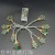 Christmas LED Colored Lamp Painted Christmas Tree Shape Lighting Chain Bell Deer Shape Colored Lights Day Christmas Eve Outfit