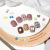 Frosted Small Bowknot Nail Ornament Japanese Macaron Color Matching Fresh Girl Heart Alloy Nail Sticker Decoration