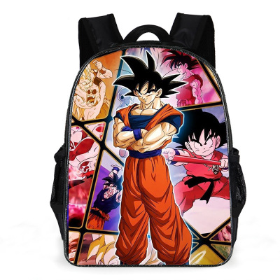 Dragon Ball Wukong Peripheral Schoolbag Elementary School Student Dragon Ball Cartoon Anime Shoulders Backpack