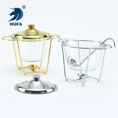 Food Pan Buffet Stove Furnace Chafing Dish Pan Food Warmer Alcohol And Electric Heating Chafing Dish With Visible Glass