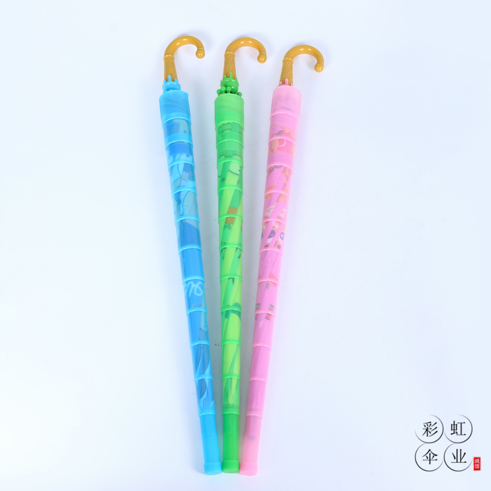 俏皮可爱卡通图案儿童雨伞 幼儿园小学生儿童雨伞批发 款式多样