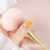 New Internet Celebrity Three-Dimensional Peach Blossom Nail Beauty Alloy Ornaments Summer Little Fresh Metal Matte Texture Nail Jewelry