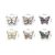 Manicure Fritillary Butterfly Ornament Internet Hot New Light Luxury High Color Retention Metal Butterfly Japanese Nail Sticker Decorations
