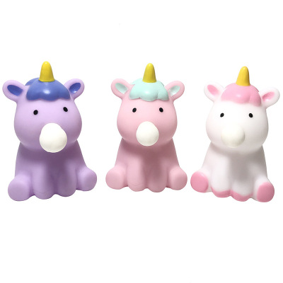 New Unicorn Bubble Toy Squeezing Toy TPR Animal Doll Vent Decompression Decompression Squeezing Toy Wholesale