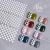AHA Classic Plaid Series Nail Stickers Black and White Checkerboard Mosaic Square Japanese Nail Sticker Decorations