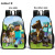 New Double-Sided Schoolbag My World Double-Sided Schoolbag Primary School Student Minecraft Backpack
