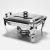 Food Pan Buffet Stove Furnace Chafing Dish Pan Food Warmer Alcohol And Electric Heating Chafing Dish With Visible Glass