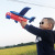 Factory Direct Sale Children's Toy Airplane Gun Hand Throw Plane Stall Hot Sale Aircraft Model Launcher Bubble Plane