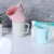 M3-5067 New Creative Toothbrush Cup Plastic Cup round Couple Toothbrush Wash Cup Solid Color Single Layer Tooth Mug