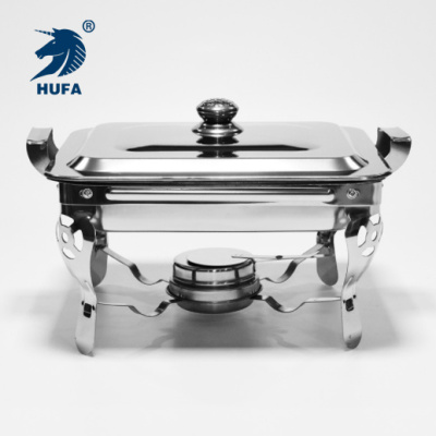 Food Pan Buffet Stove Furnace Chafing Dish Pan Food Warmer Alcohol And Electric Heating Chafing Dish With Visible Glass