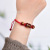 Live Broadcast Popular 2022 New Red Agate Solution for Taisui Zodiac Animal Bracelet Birth Year Eight Gods Red Rope Bracelet