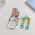 Meal Card Holder Key Chain Japanese and Korean Octopus Anti-Lost Card Keychain Handbag Pendant Student Cartoon Lanyard Card Holder