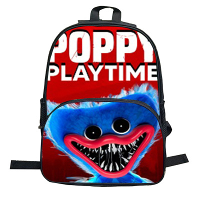 2022 New Poppy Playtime Bobbi Playtime School Bag Graphic Customization Three-Piece Backpack