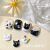 Cute Cat Microphone Head Nail Ornament Three-Color Three-Dimensional Cartoon Metal Accessories Japanese-Style and Internet-Famous New Fingernail Decoration