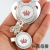 New Style Silver Series High-Grade Diamond Baby Pacifier with Chain Clip Crown Love Heart Spot Drill Pacifier