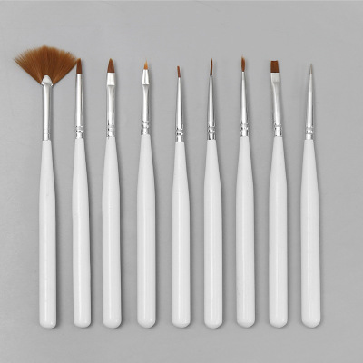 Factory Direct Sales New 9 Brushes Makeup Brush Set Powder for Beginners Eye Shadow Brush Cosmetic Brush Wholesale