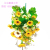 Jumping Orchid Chrysanthemum Little Daisy Artificial Flower Handle Bunch Small Fresh Pastoral Style Home Ornamental Flower Fake Flower Silk Flower Ornaments