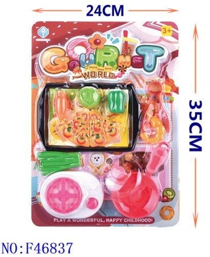 Play House Children‘s Kitchen Toys Boys and Girls Cooking Food Toy Set F46837