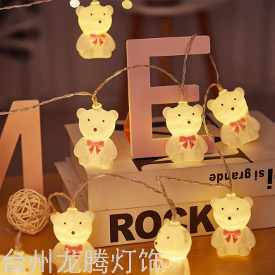 Small Colored Lights String Bedroom Decorative Lights Children's Tent Light Room Layout Small Night Lamp Birthday Hanging Lights Atmosphere Lighting