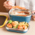 New 304 Stainless Steel Lunch Box Double Layer Japanese Lunch Box Student Team Portable Compact Lunch Box Separated