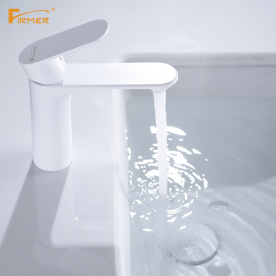 Firmer2022 New Style White Copper Basin Faucet Washbasin Faucet