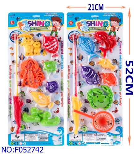 magnetic fishing toy baby bath bath swimming cross-border stall wholesale f052742