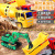 Large Engineering Car Toys Set Children's Inertia Digging Bulldozer Fire Fighting Aerial Ladder Truck Boy Car Gift Box