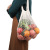 Amazon Hot Sale Factory Direct Sales Full Cotton Mesh Bag Eco-friendly Bag Fruit Supermarket Shopping Toy Storage Cotton Mesh Bag