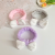Korean Style Minimalist Creative Coral Velvet Bow Hair Band Cute Headband Face Washing Makeup Hair Band Female Online Influencer Hair Accessories