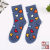 Colorful Peach Heart Embroidery Pattern Tube Socks Sweet Student Sports Trend Cotton Texture Long Socks Various Styles