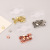 19mm Rose Gold Long Tail Clip Metal Plating Little Clip Boxed Binding Clamp Binder Clip Test Paper Clip Ticket Clip