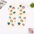 Colorful Peach Heart Embroidery Pattern Tube Socks Sweet Student Sports Trend Cotton Texture Long Socks Various Styles