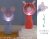 Cute Mini-Portable USB Handheld Charging with Light Little Fan 2238