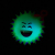 Cute Smiling Face Glowing Bounce Ball Children's Toy Barbed Massage Ball with Cry Luminous Jumping Ball Stall Supply