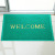 SOURCE Manufacturer PVC Coil Mat Printed Logo English Welcome to Enter the Door and Put out Entrance Floor Mat