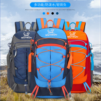 Factory New Product Recommended Cross-Border Outdoor Mountaineering Travel Bag Large Capacity Leisure Travel Men's and Women's Backpack Camping Backpack